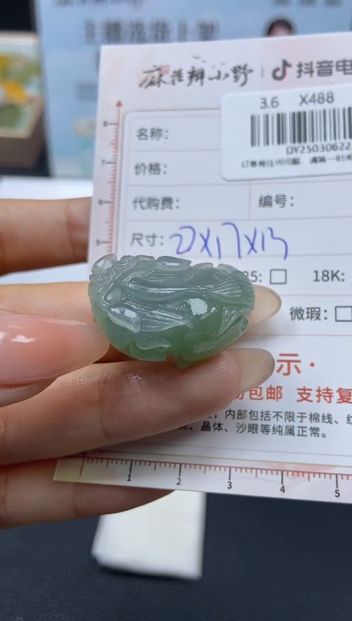 【闪购商品】定制翡翠未镶嵌天然翡翠A货268