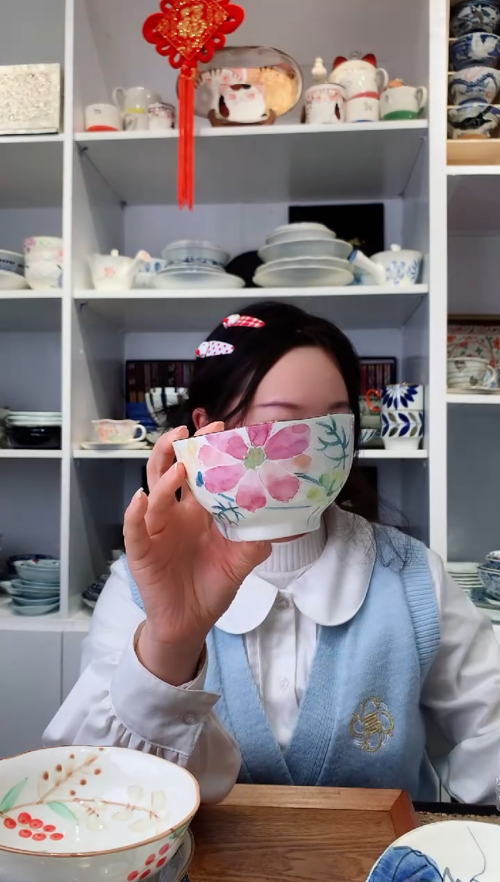 【闪购商品】钛合金日本进口和蓝米饭碗