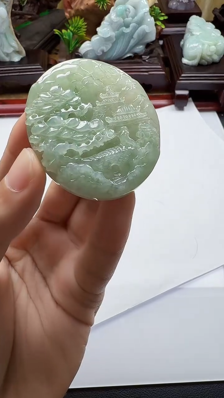 吊坠(不含链)未镶嵌翡翠1