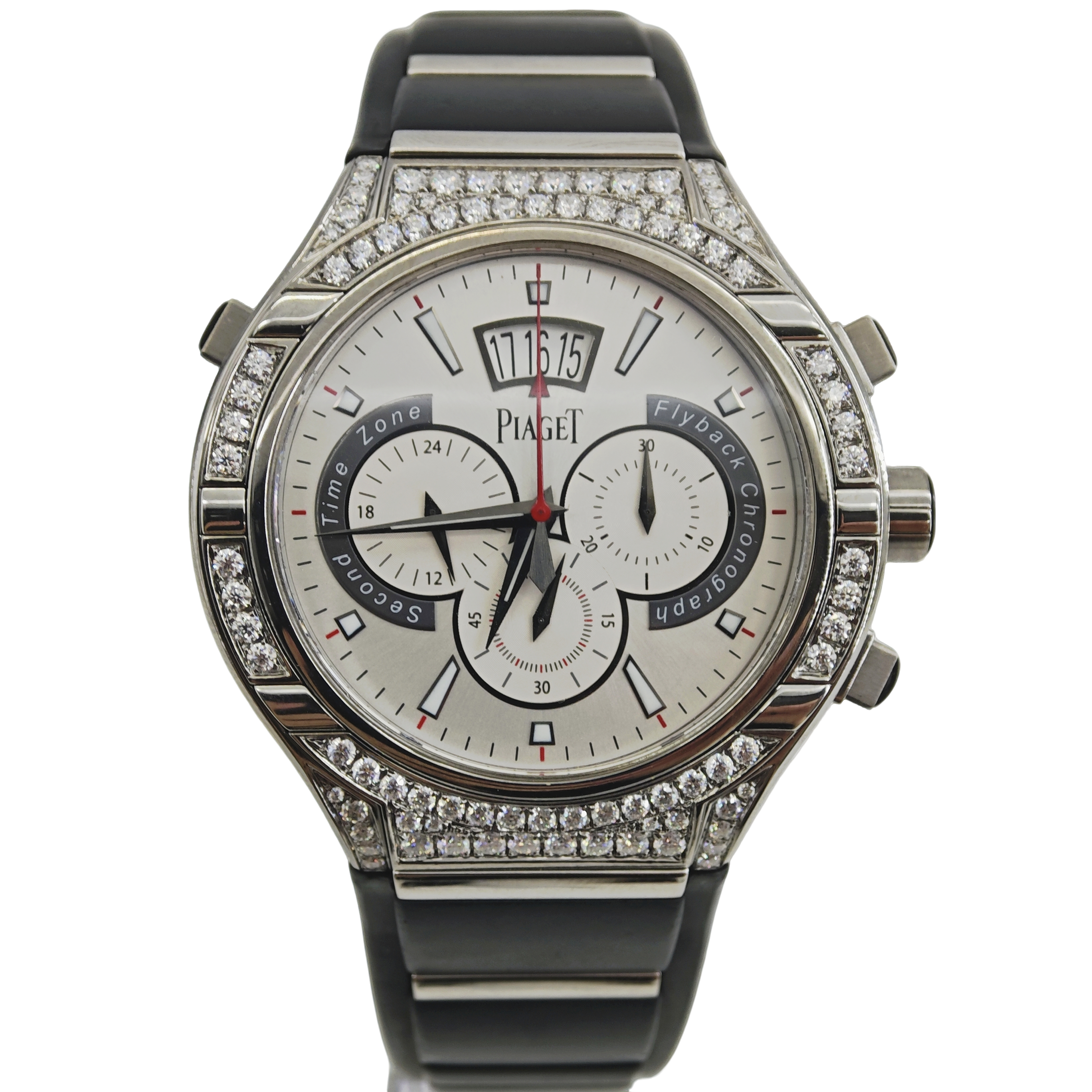 95新 Piaget/伯爵 伯爵POLO系列 机械 后钻 45mm 