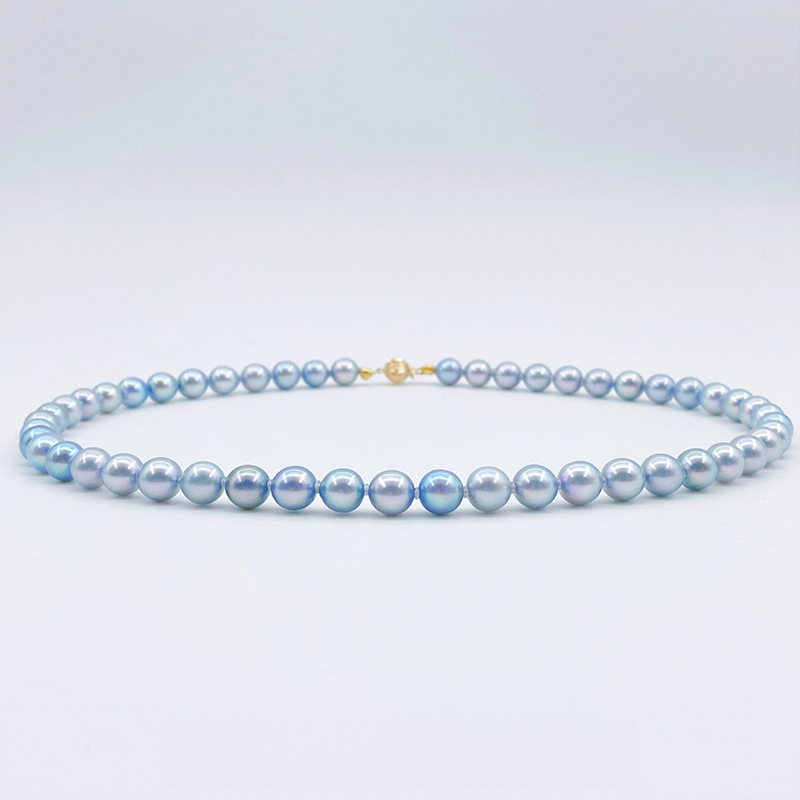 【乔森-甄藏】海水AKoya真多麻珍珠项链 7-8mm GRD（多样性发一）