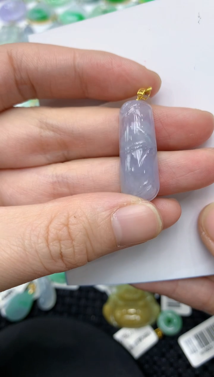 【闪购商品】翡翠颈饰18K金镶嵌11111111