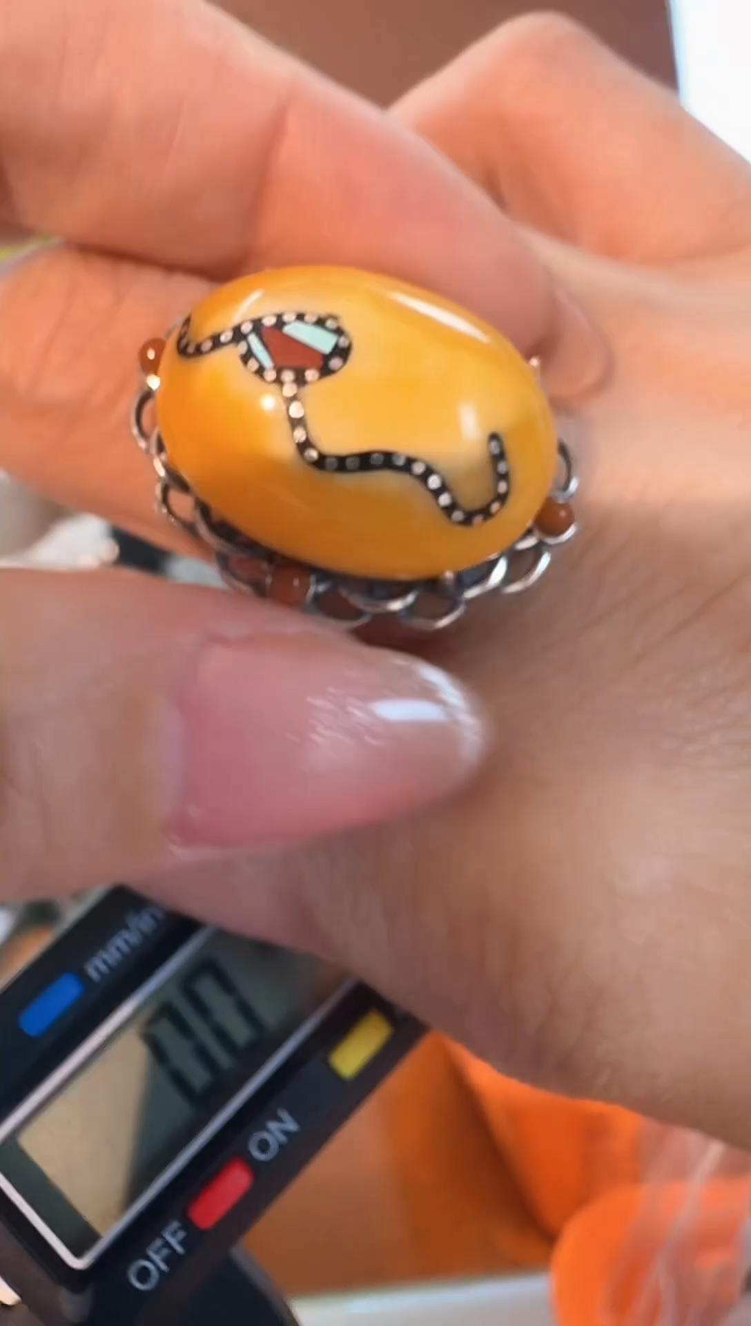 银S925镶嵌颈饰蜜蜡2346天然蜜蜡珠宝奇石假一罚十