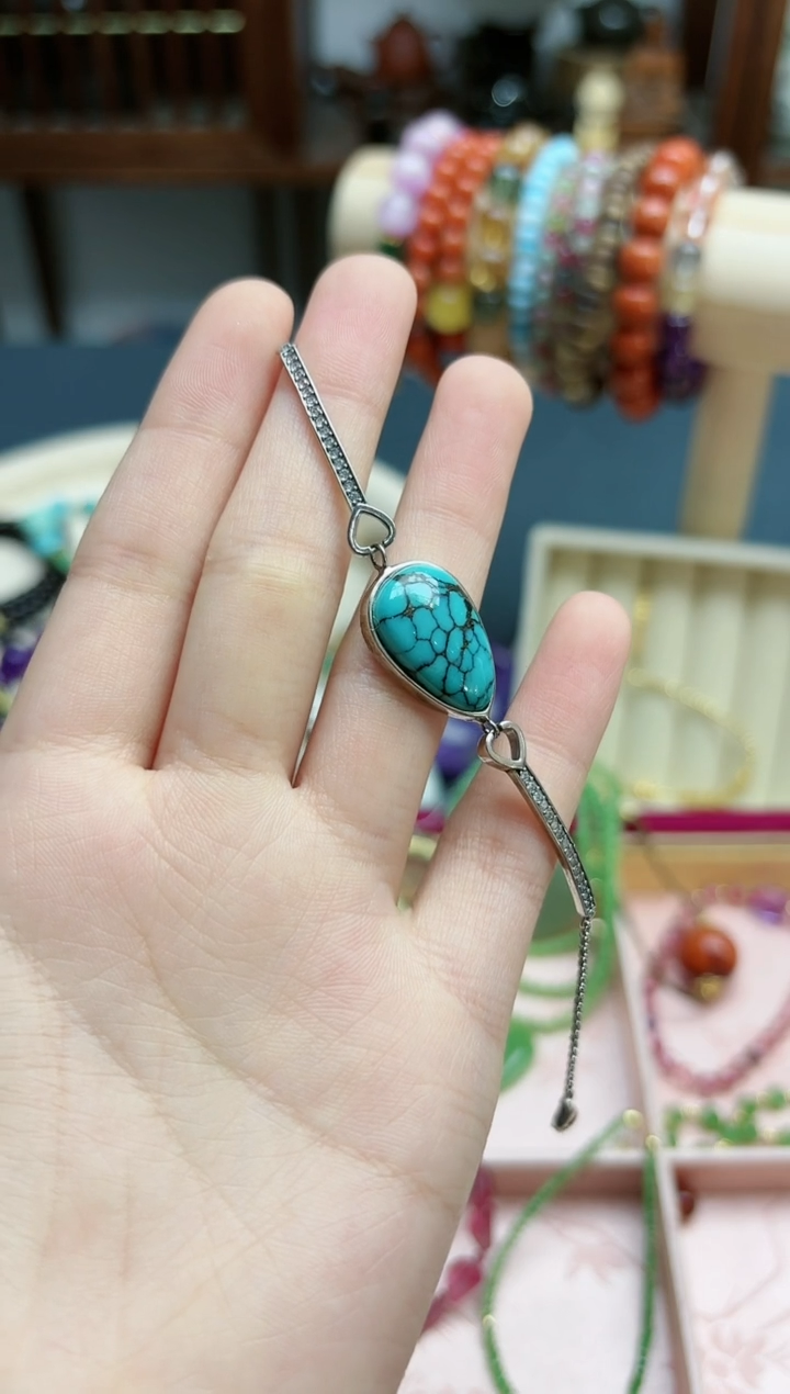 【闪购商品】绿松石手链未镶嵌松石手链*1 WY