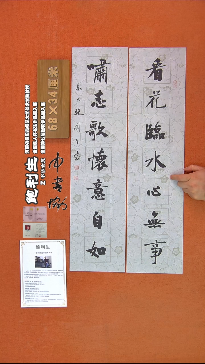 【闪购商品】书法287鲍利生书法作品