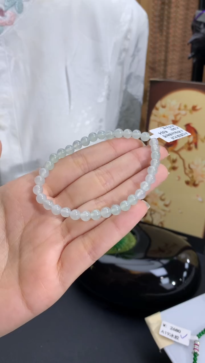 未镶嵌手链翡翠卡5.3mm