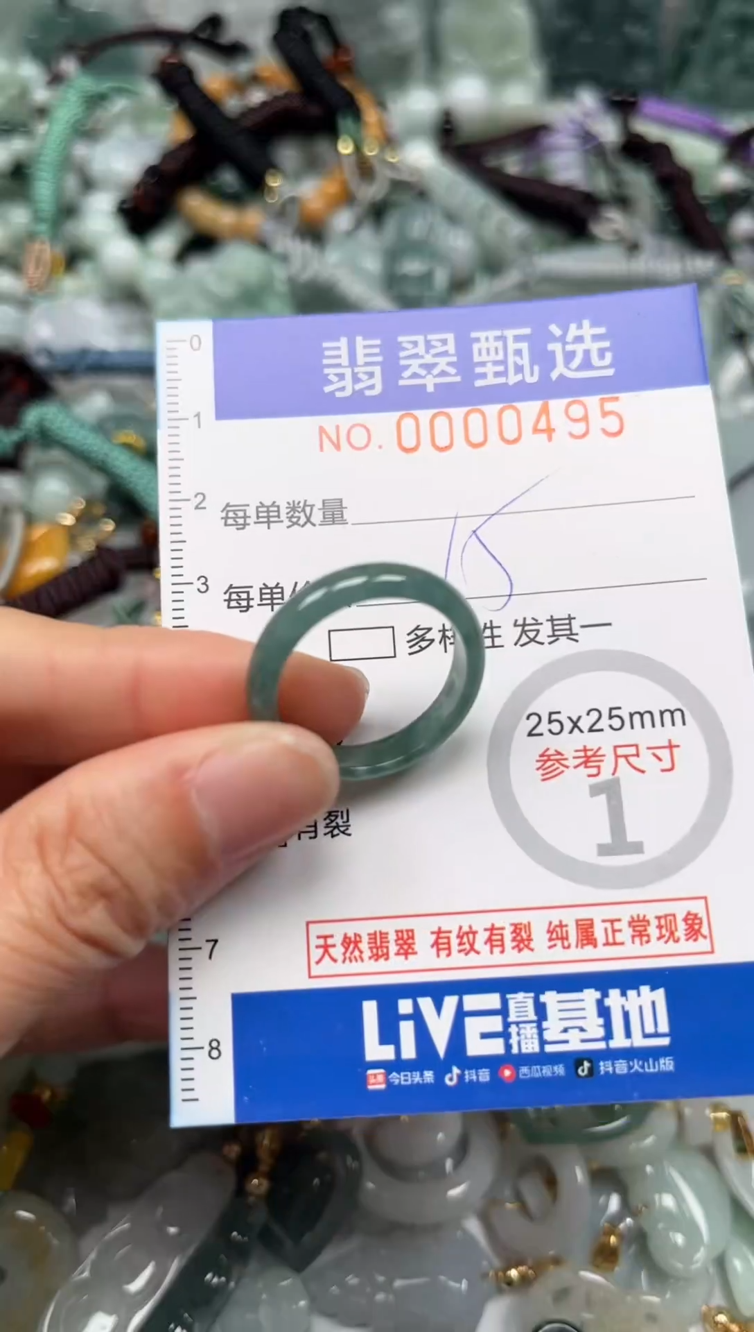 【闪购商品】翡翠颈饰未镶嵌00..0495