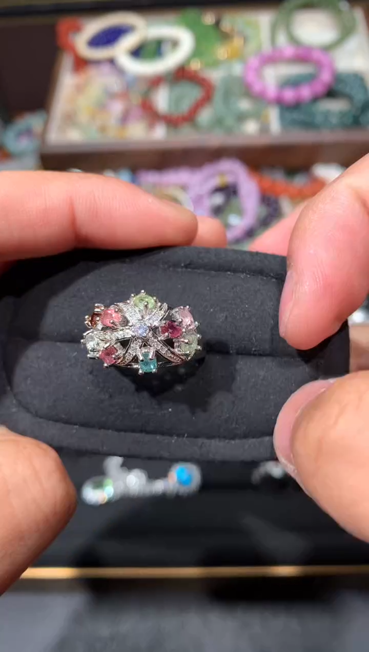 未镶嵌戒指碧玺K36【多样性发其一】