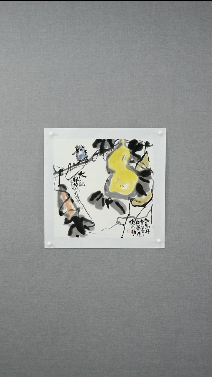 【闪购商品】绘画苏文炳-花鸟-2.2平尺-01