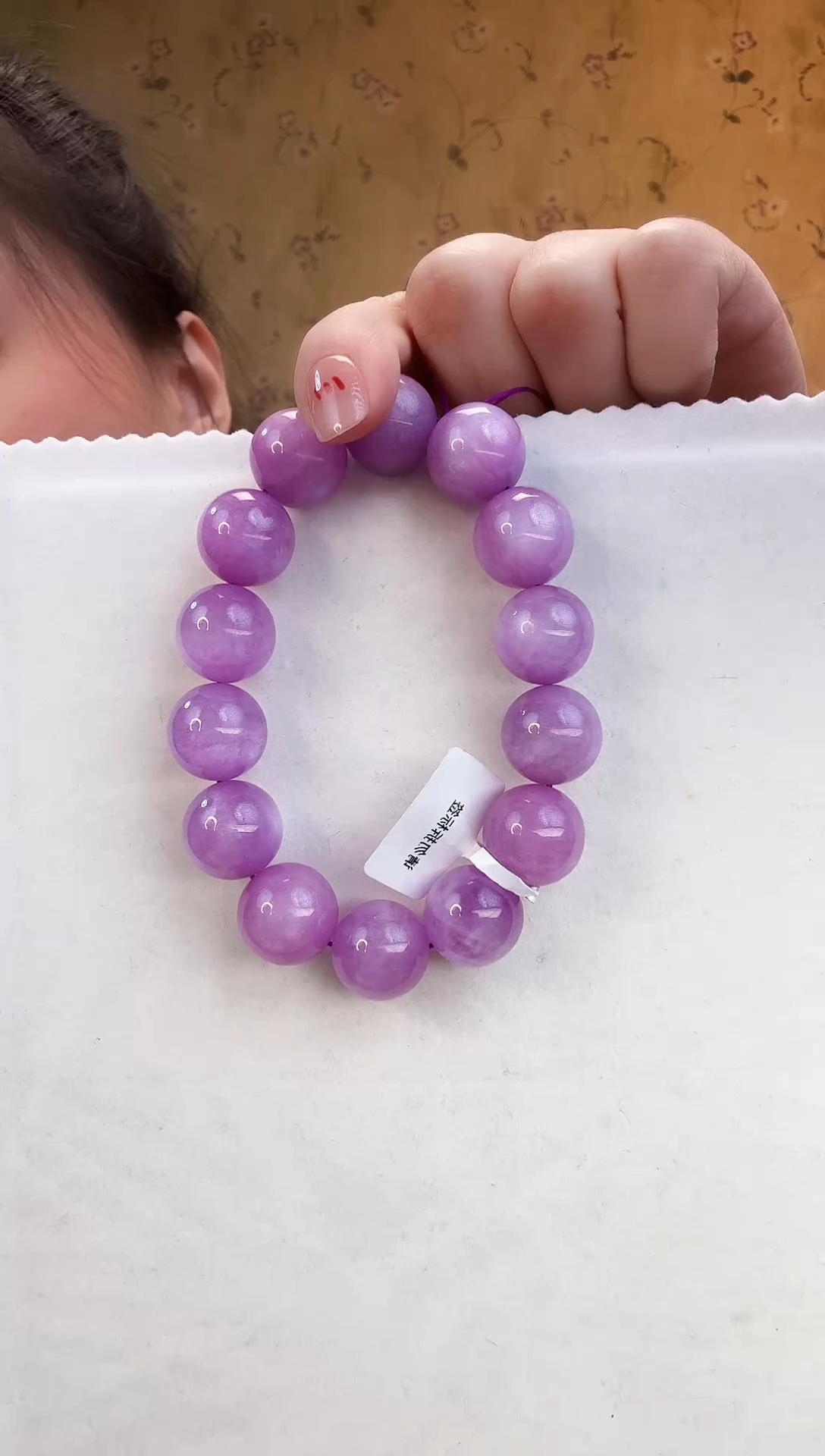 【闪购商品】锂辉石手串未镶嵌紫锂辉手串16M