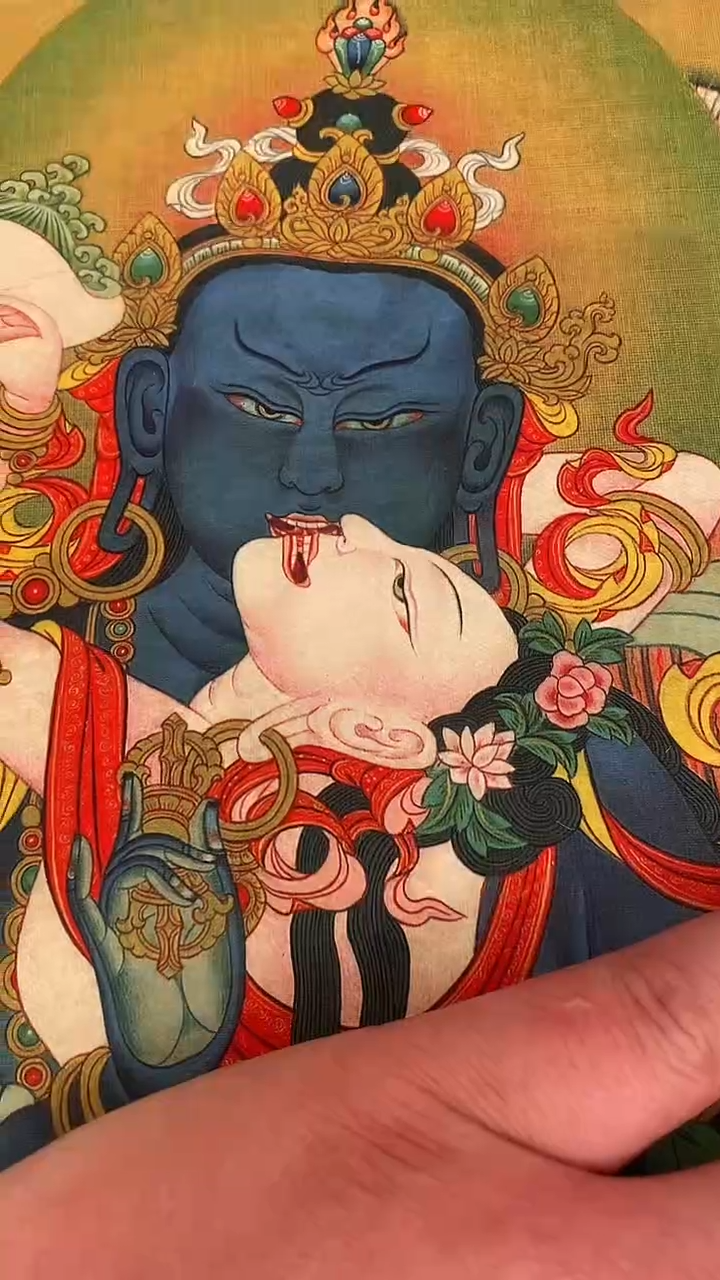 装裱画精美唐卡tk16013