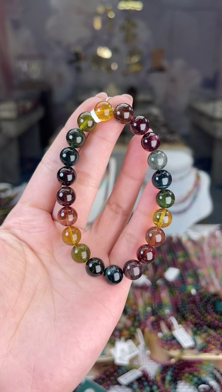 【闪购商品】碧玺/未镶嵌9mm+碧玺单圈多样性发货