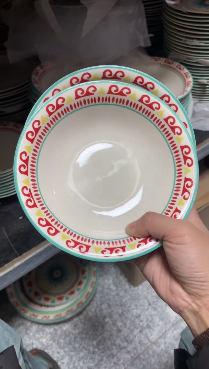 【闪购商品】瓷片陶瓷原单CC153餐具2个