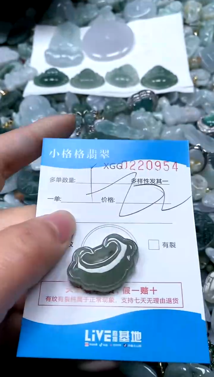 【闪购商品】翡翠颈饰未镶嵌闪购商品0220954