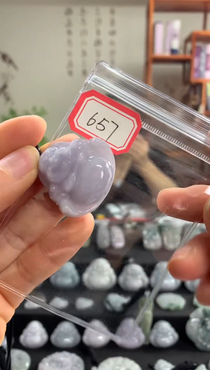 【闪购商品】翡翠颈饰银S925镶嵌佛公657