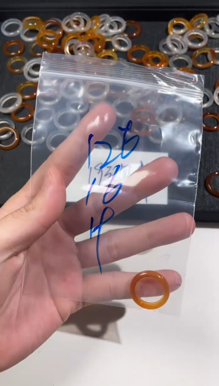 【闪购商品】玛瑙/玉髓戒指未镶嵌126