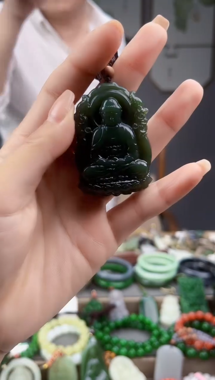 颈饰未镶嵌和田玉 多样性发货拍一发一