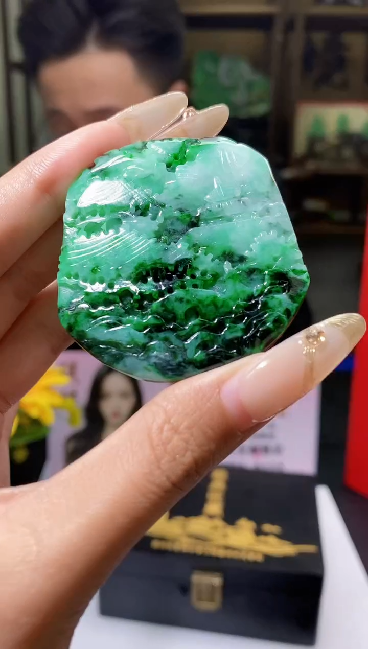 【闪购商品】翡翠颈饰未镶嵌Q-@@WFXC011638多样性发一