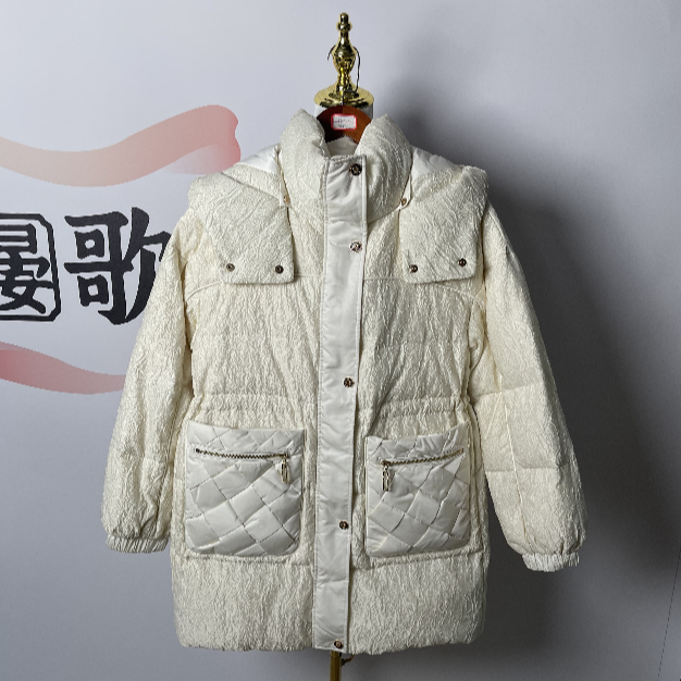 孤品鹅绒中长款F52051-1