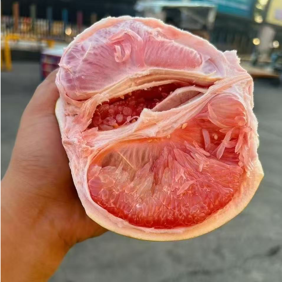 福建平和头茬现摘三红蜜柚新鲜水果皮薄肉厚清甜多汁