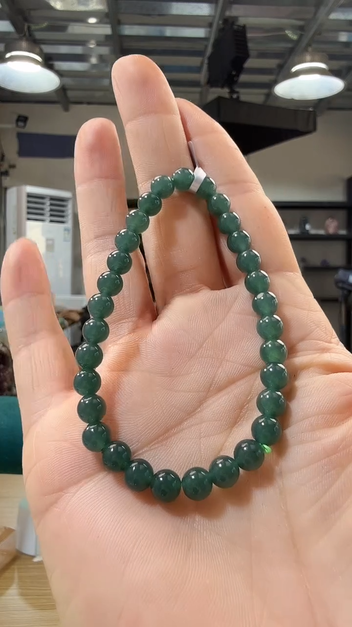 未镶嵌手链翡翠优0032 约5mm