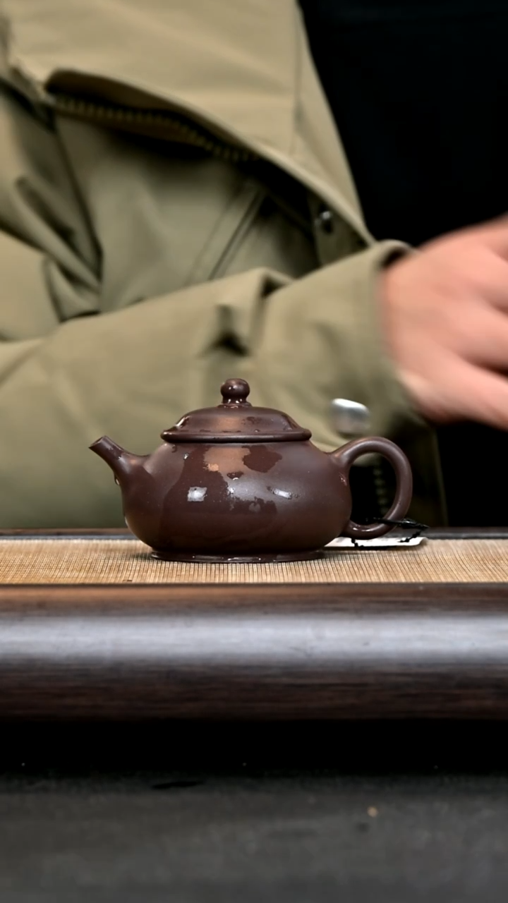 【闪购商品】紫砂茶壶XH11239 矮潘 底槽清