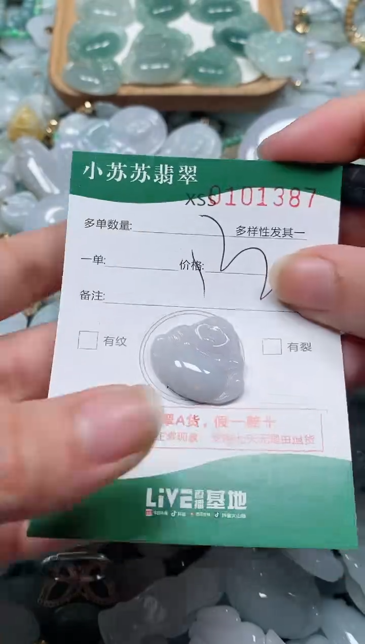 【闪购商品】翡翠颈饰未镶嵌闪购商品0101387