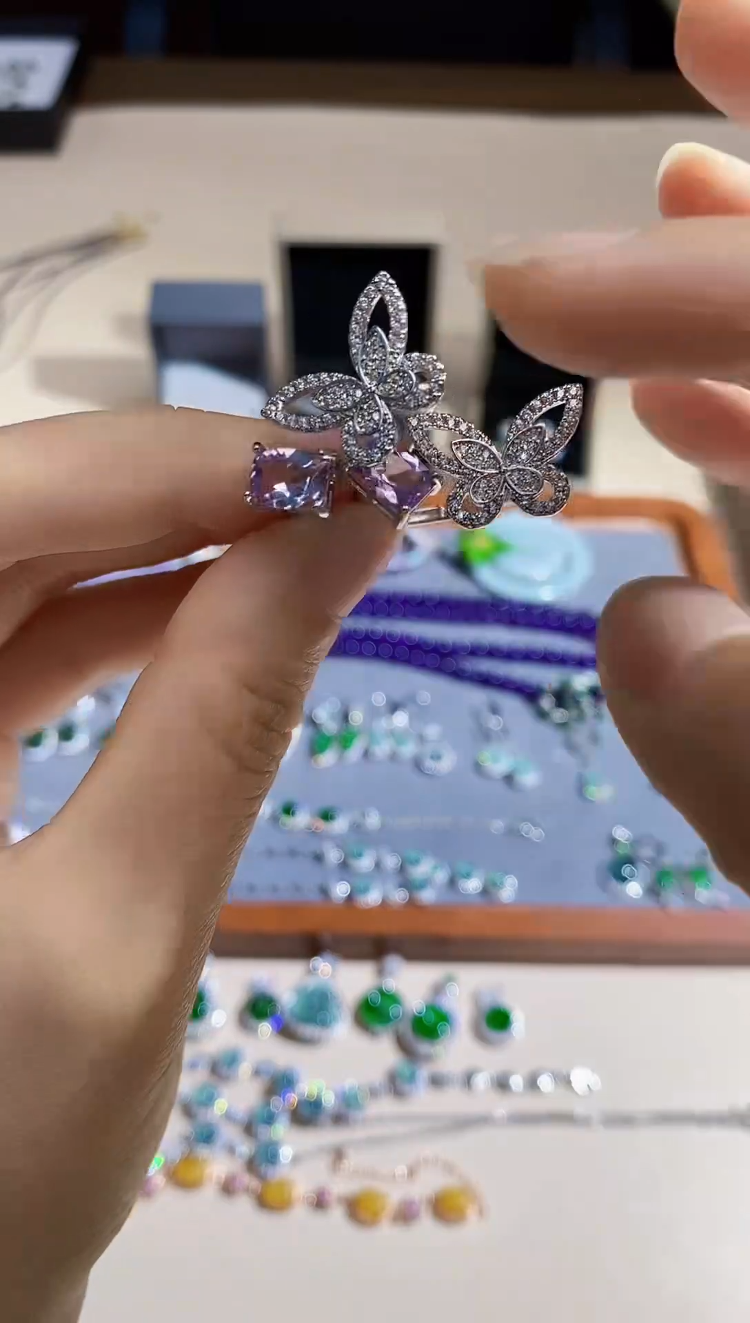 【闪购商品】水晶戒指未镶嵌多样性 发其一  【15】