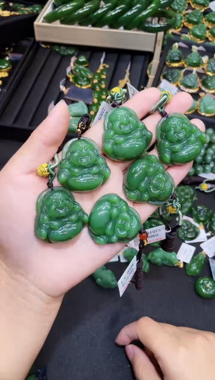 和田玉未镶嵌吊坠(赠链)36多样性发一