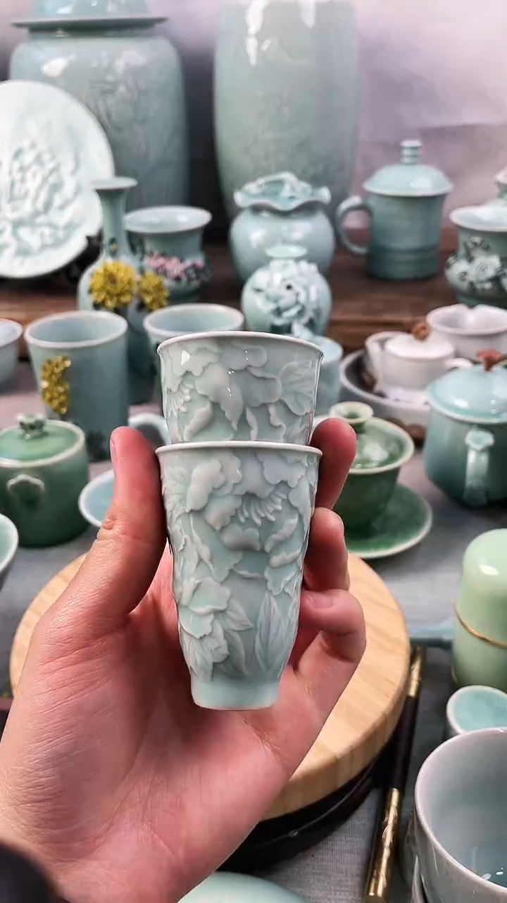 【闪购商品】特价 微瑕 慧仙青瓷