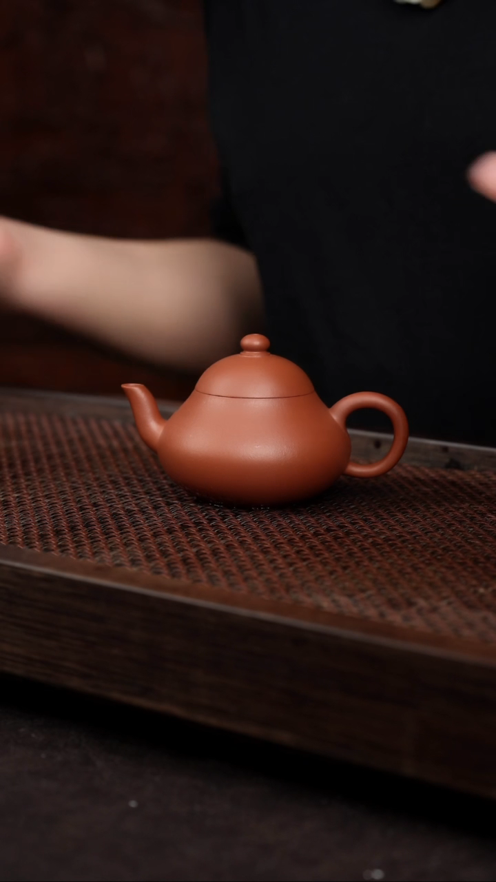 【闪购商品】紫砂茶壶朱泥矮梨