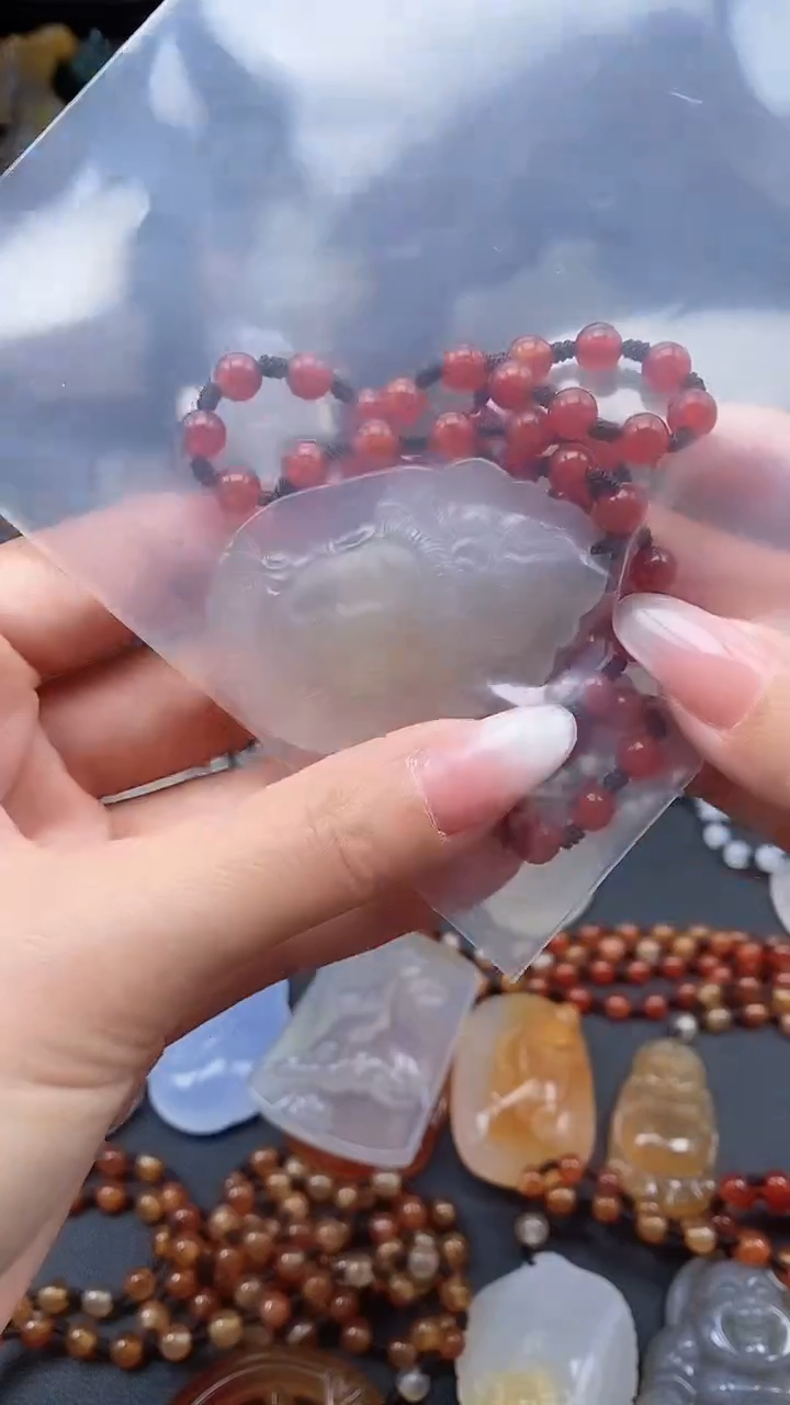 【闪购商品】玛瑙/玉髓颈饰未镶嵌dd