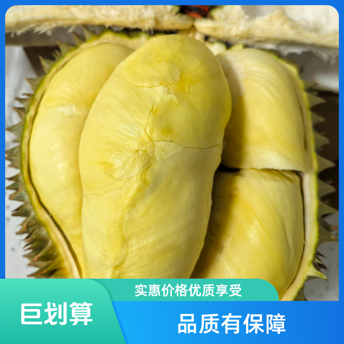 （金塘专属）泰国树熟金枕鲜榴莲纯肉现开核小（特价不包售后介意勿拍）500g-2000g金枕泰国