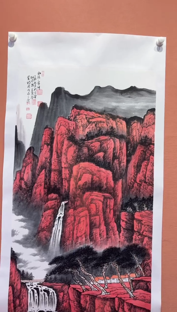 国画师立照老师国画作品