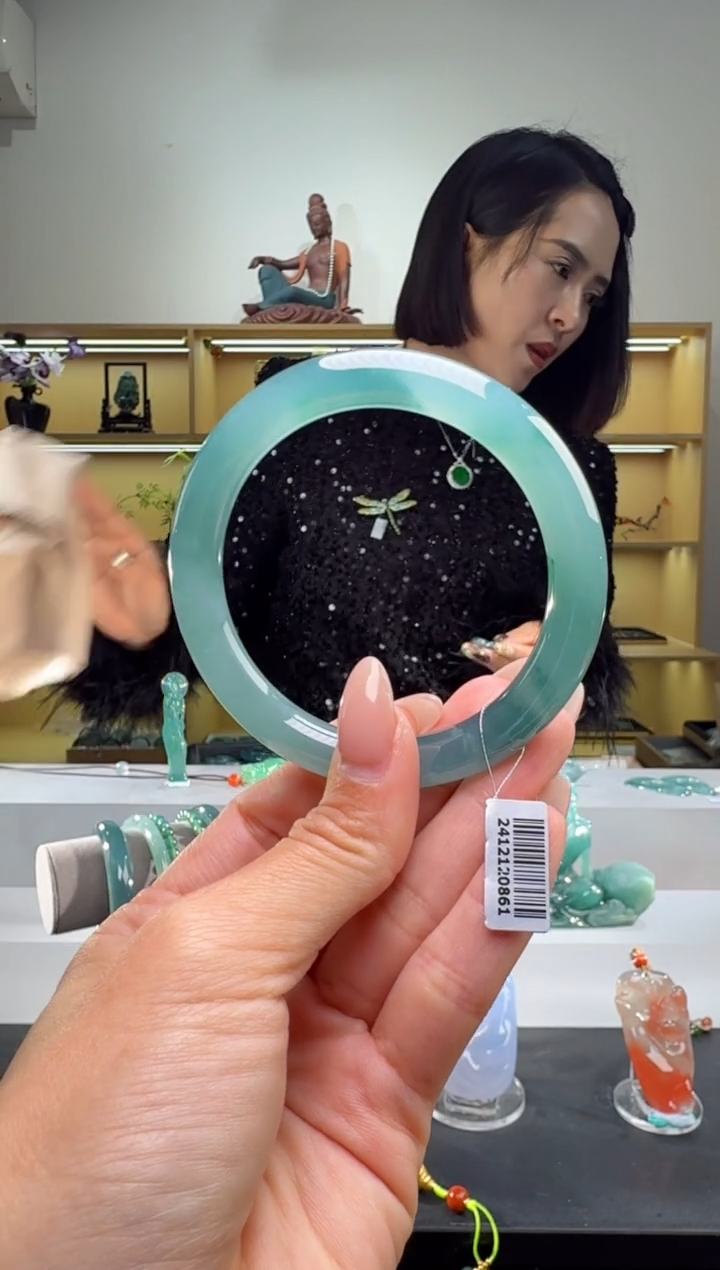 未镶嵌手镯翡翠56.8圈