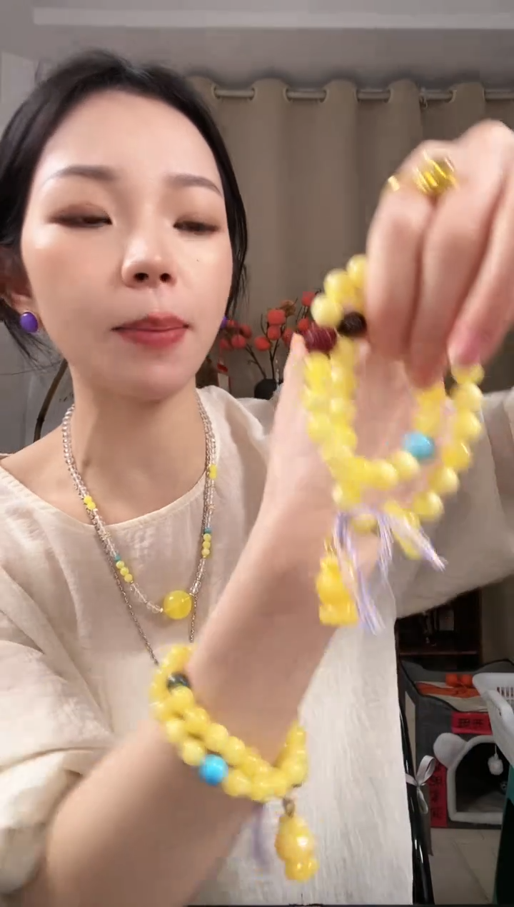 【闪购商品】琥珀颈饰未镶嵌E546EEEEE