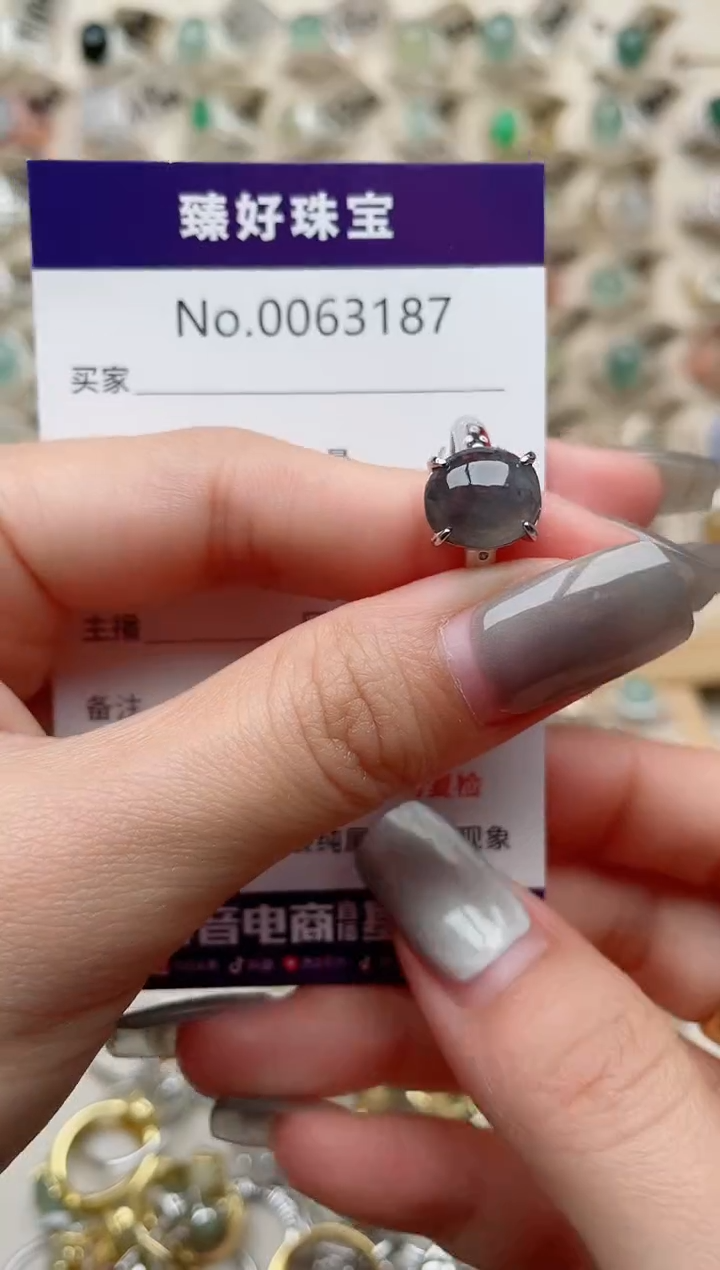 【闪购商品】翡翠戒指银S925镶嵌..........