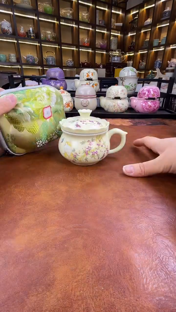 .桃花猫咪茶咖杯