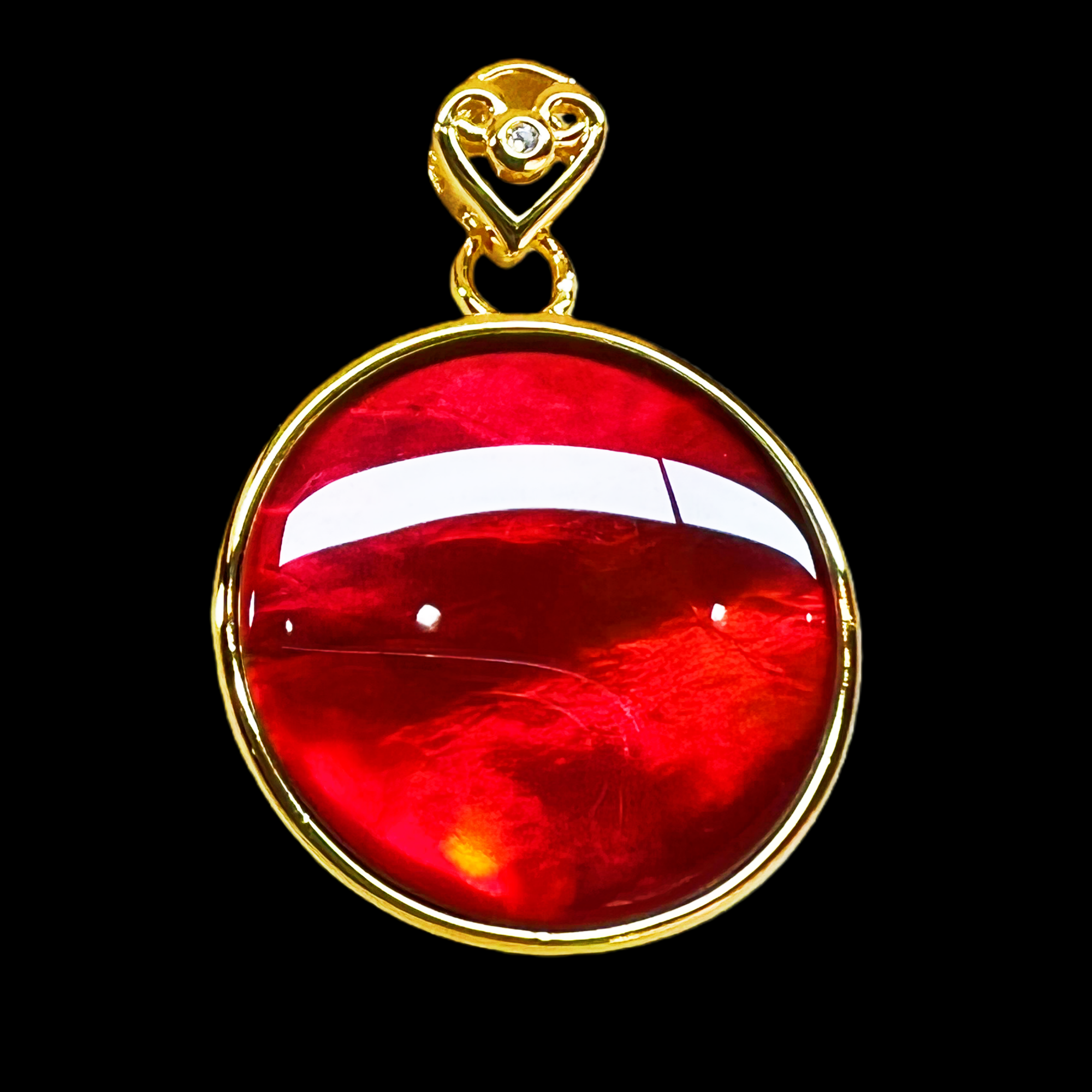 【斑彩-小满】22.1mm 加拿大 N-35 DZ-M 贝壳创意饰品 M5