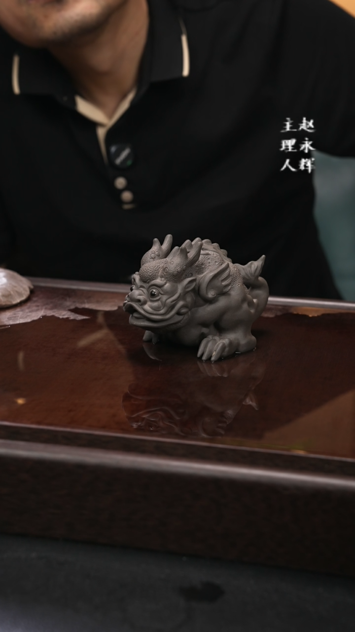 紫砂茶宠紫砂 鸱吻