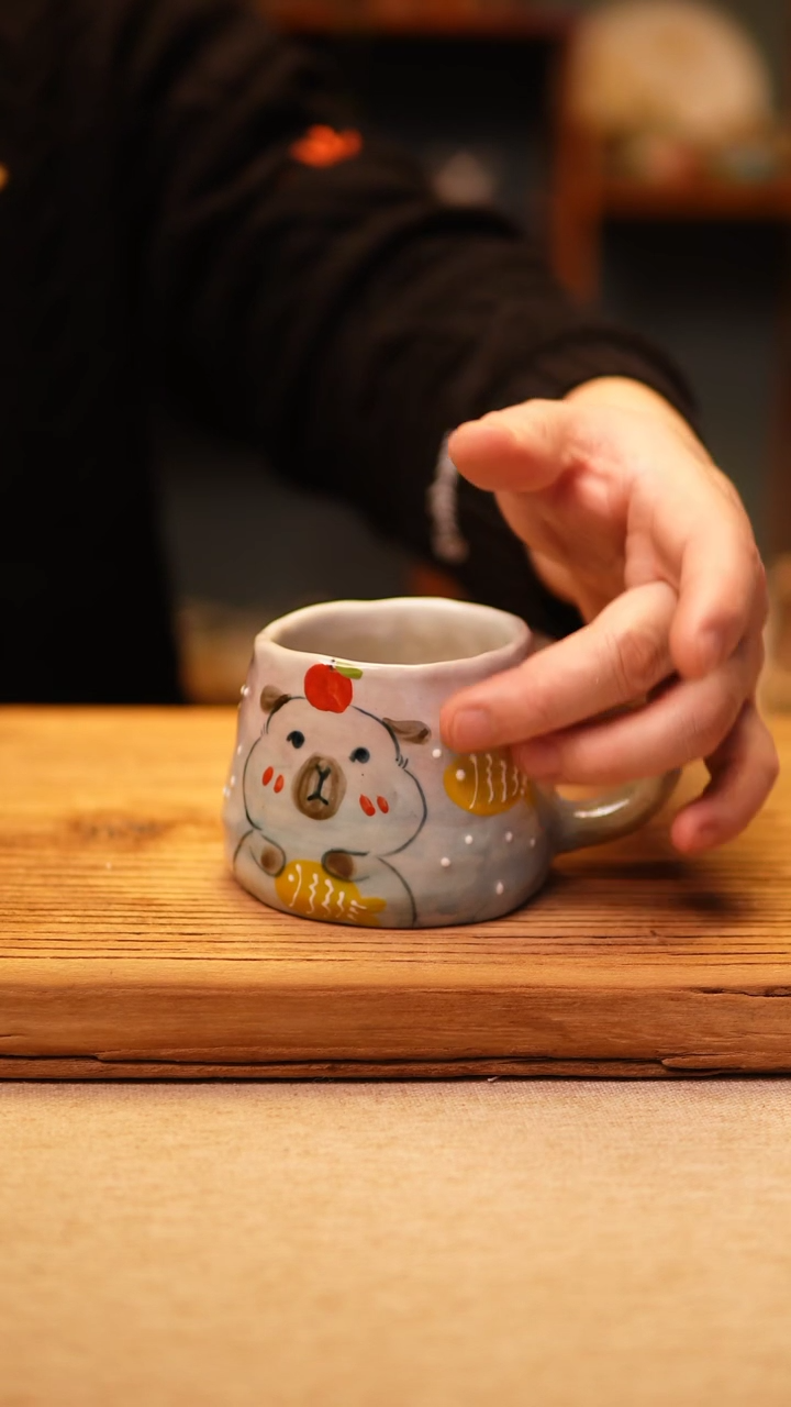 【闪购商品】@@陶园瓷舍@@纯手工手绘@高温釉下彩