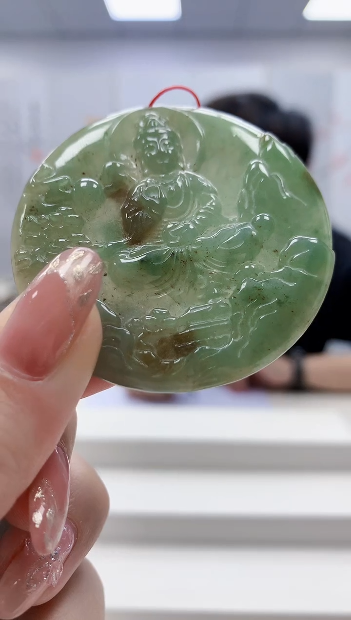 颈饰未镶嵌翡翠4868jw-jj挂件7