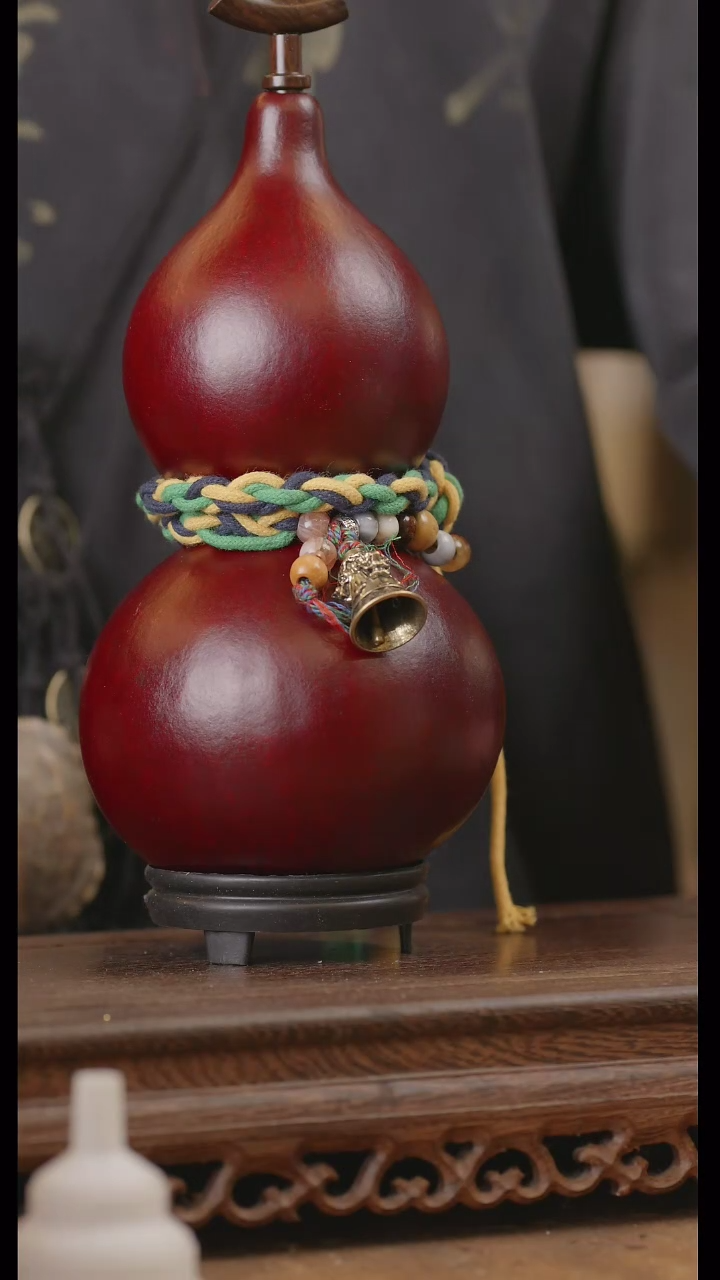 【闪购商品】293号精品天然大漆工艺防渗内胆酒葫芦~