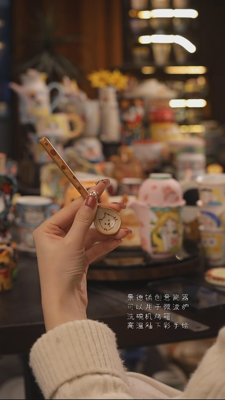 景德镇釉下彩绘设计师款式陶瓷