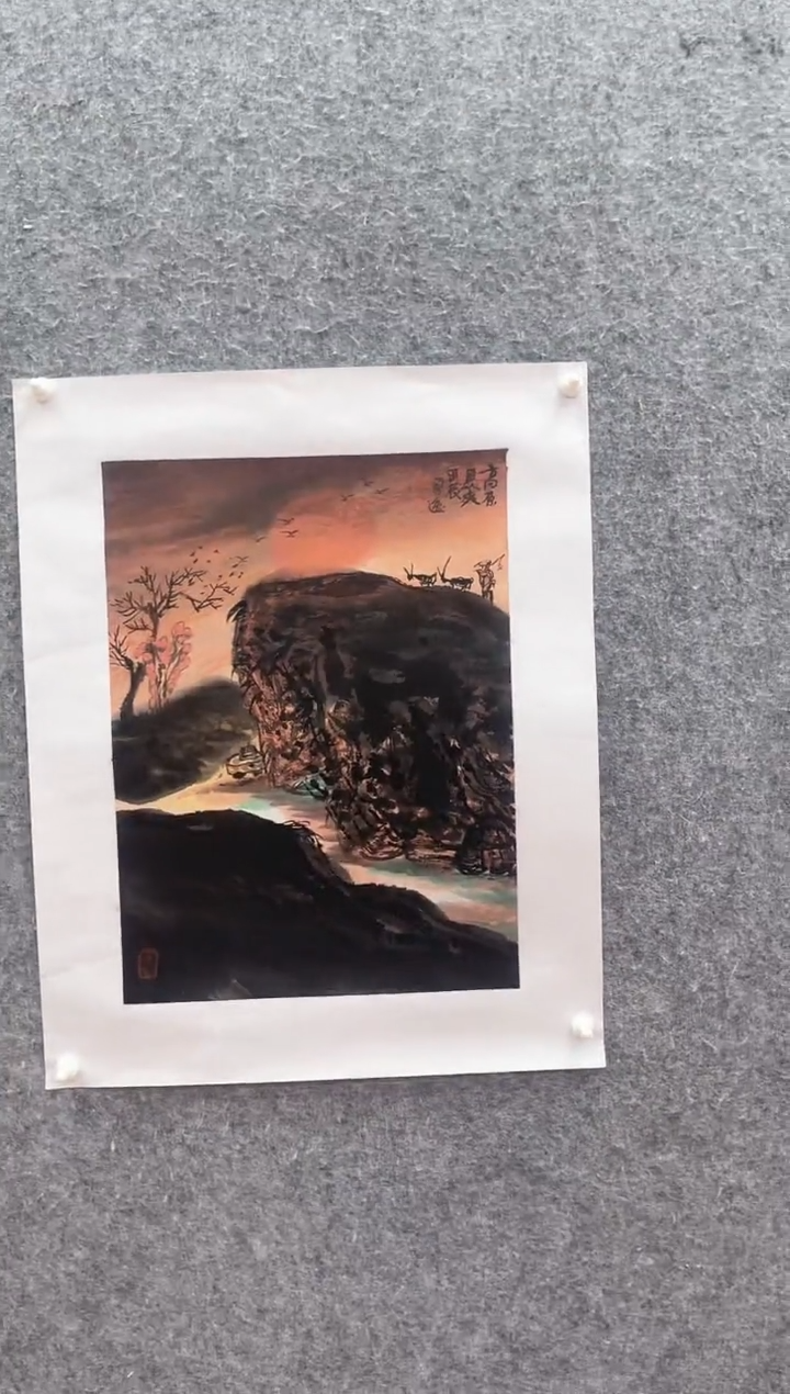 国画长城丹青书画院李老师精品画作