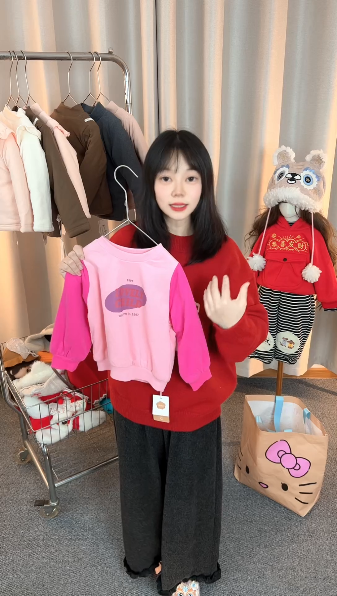 加厚卫衣小童90码DW018