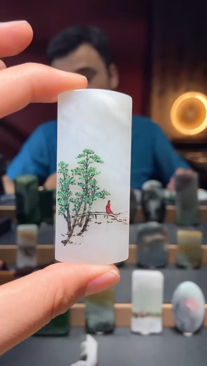 独山玉未镶嵌颈饰yc