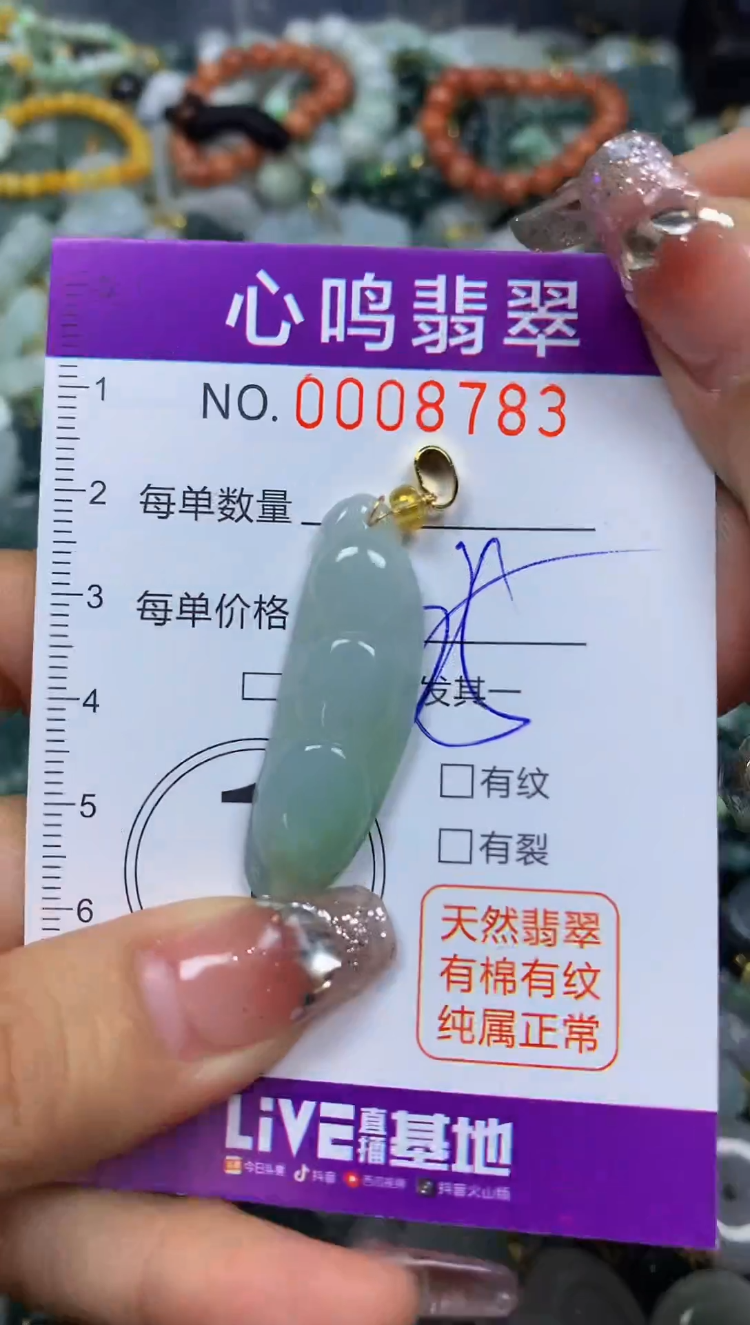 【闪购商品】翡翠颈饰未镶嵌闪购008783