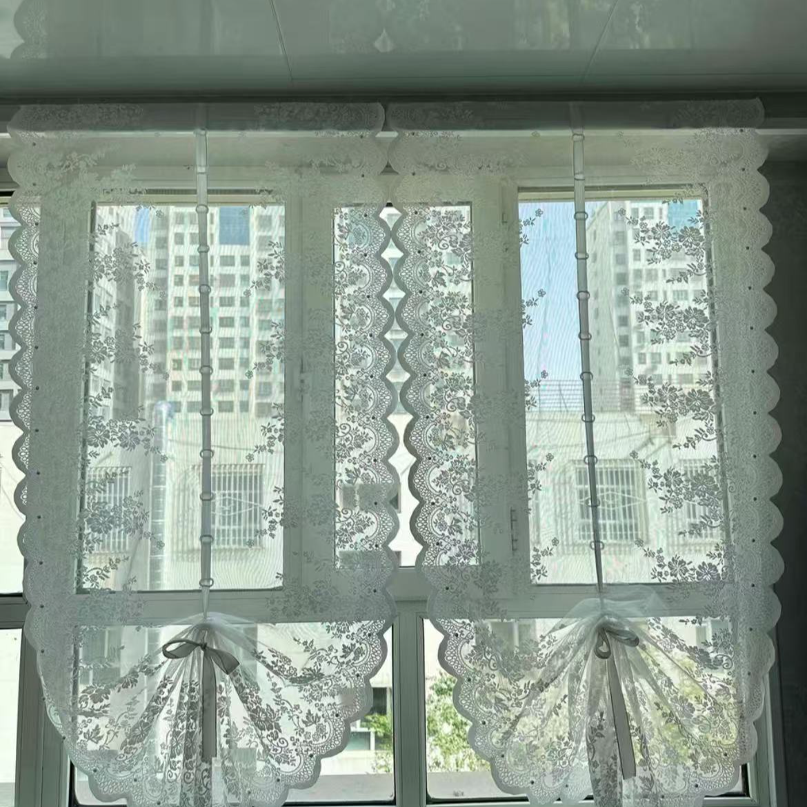 {新疆包邮}卧室厨房卫生间可使用魔术贴窗帘