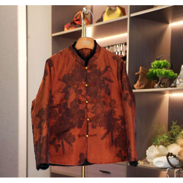 【云想佐老板-芦雪簪秋】中式冬季外套4505